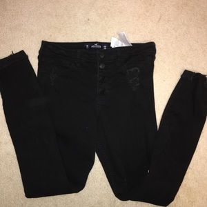 Hollister Black High Waisted Jeans
